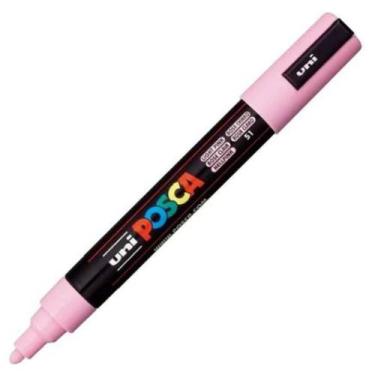 Imagem de Caneta Uni Posca Pc-5m Rosa Claro - UNIBALL, ROSA CLARO