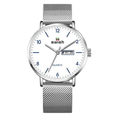 Imagem de Relógio Masculino SWISH Minimalista Analógico  - ElaShopp