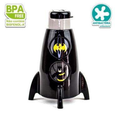 Imagem de Garrafa Foguete 320 ml Garrafinha para Criança - Plasútil, Batman