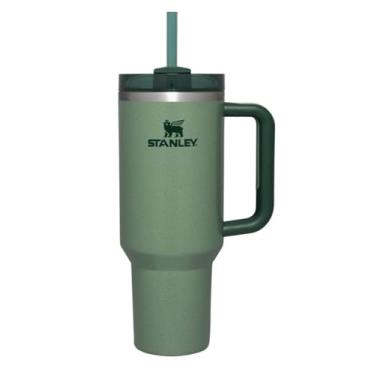 Imagem de Stanley O copo H2.0 FLOWSTATE™ da Queencher | Edição Limitada Verde Hammertone de 1,18 l