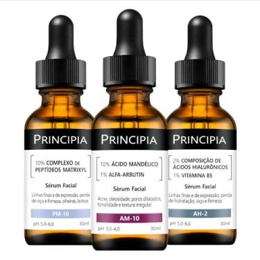 Imagem de Principia Kit 3 Séruns Mandélico + Peptídeos + Hialurônicos