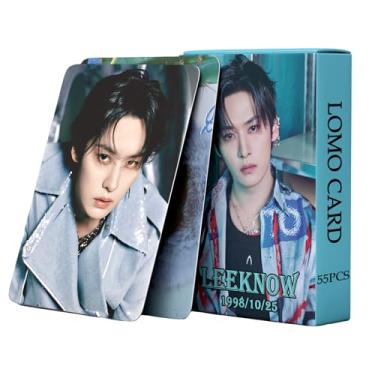 Imagem de Stray Kids Photocards 55 PCS Stray Kids Album Photo Cards Stray Kids Kpop Gift Lomo Cards Merch for Boys and Girls (Lee Know)
