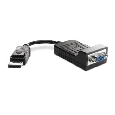 Imagem de Adaptador de porta de exibição VGA HP, DisplayPort/VGA, Preto, Compatível com Computador, Monitor, Projetor