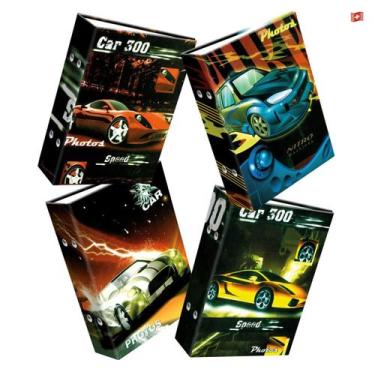 Imagem de 4 Albuns De Fotos 10X15/120 Carros Menino Modernos 480 Fotos - Clip