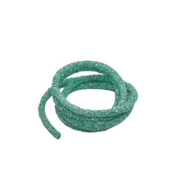 Imagem de Tubo De Strass com Glitter para Tiaras - Comercial Apetrechos, Verde A