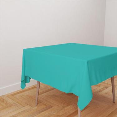 Imagem de Toalha De Mesa Quadrada 4 Lugares Tecido Oxford Lisas - 140x140cm - Co