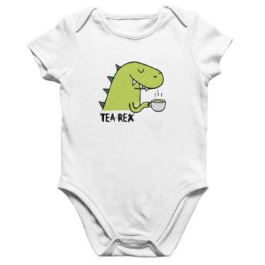 Imagem de Body Bebê Algodão Tea-Rex - Foca na Moda, Branco, GG