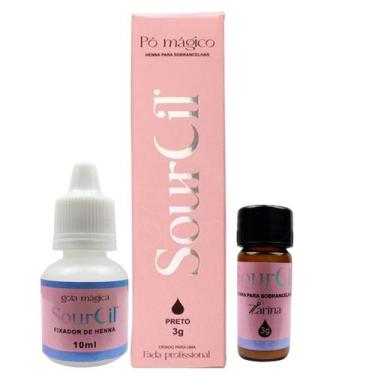 Imagem de Henna De Sobrancelha Sourcil Kit Designer Profissional sombracelha ren