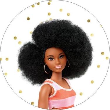 Imagem de Painel Festa Redondo C/ Elástico 1,50m Girl Black Power - Fadrix