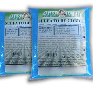 Imagem de Sulfato De Cobre Pentahidratado 2Kg - AGROADUBO