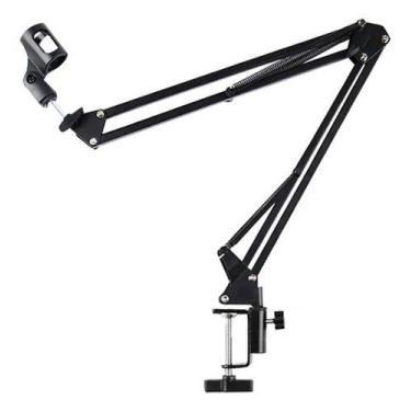 Imagem de Braço Suporte Pedestal De Mesa Articulado Para Microfones - oem