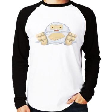 Imagem de Camiseta Raglan Yeti O Abominável Homem das Neves  Manga Longa - Foca 