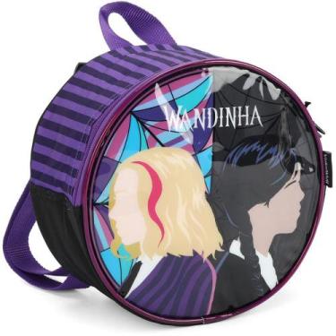 Imagem de Lancheira Térmica Wandinha MÃO/COSTA Roxa - Luxcel