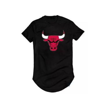Imagem de Camiseta Longline Chicago Dennis Rodman Michael MJ Basquete