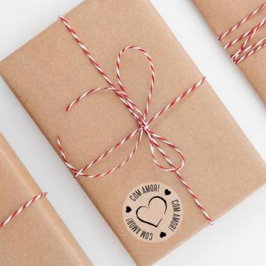 Imagem de Kit 300 Etiquetas Adesiva Personalizada Para Embalagem Wb892 - Resitan
