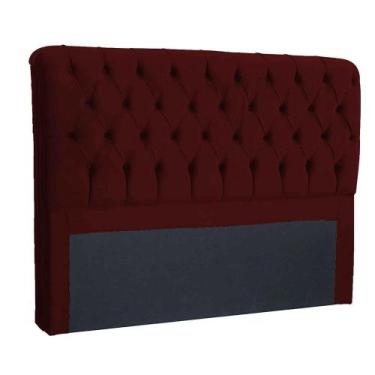 Imagem de Cabeceira Super King(1.93X1.30) SUEDE - Genki Kenko , VERMELHO