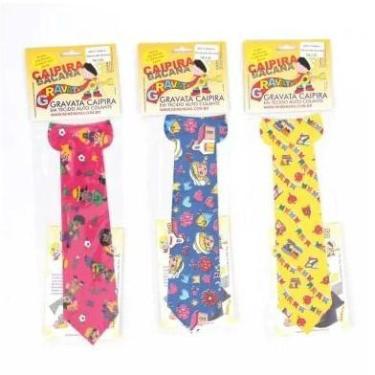 Imagem de Gravata Remendão de Festa Junina Tecido Autocolante Sortida, UNICA, U