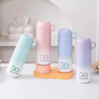 Imagem de Garrafinha De Agua Escolar Infantil C/ Trava De Segurança Verde - SEAF