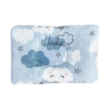 Imagem de Travesseiro Anatômico Modelador Cabeça Chata Para Bebê Menina Menino -