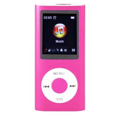Imagem de Leitor de MP3 Portátil, Leitor de Música Com Fones de Ouvido, Leitor de Música Digital Portátil Com Tela de 1,8 Polegadas, Com Reprodução de Vídeo, Função de Imagem, (Mais cartão