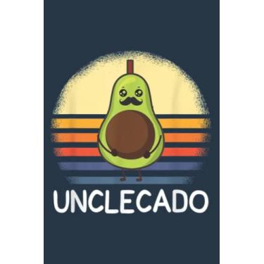 Imagem de uncle father avocado funny announcement babycado: Study Notebook, 6 x 9 inches, 120 pages