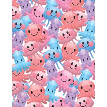 Imagem de Squid Party Games Composition Notebook: 120 Page Composite College Lined Ruled Kawaii Notebook Large 8.5"x11" Size