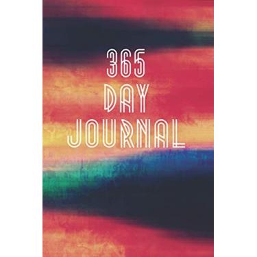 Imagem de 365 Day Journal - One Page A Day | Lined | Undated | 6x9 Daily Diary | Colorful Watercolor Background Cover: Daily Diary for 365 days of Journaling. Gift for Family and Friends