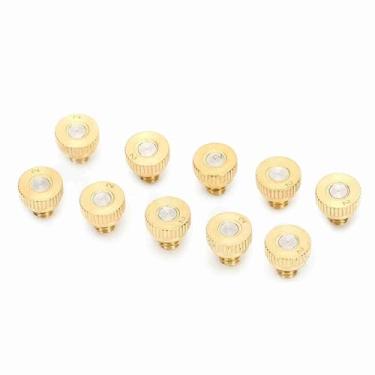 Imagem de MJKO 10 Peças 0,2 Mm Bico Pulverizador Atomizador de água de Torneira de Baixa Pressão, Ideal para Nebulização, Resfriamento e Pulverização