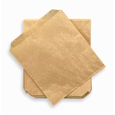 Imagem de DESERT MERCANTILE Saco para Batata Frita-150Ct-Kraft Brown, Papel Resistente À Gordura para Barracas de Concessão, Carnavais E Food Trucks. Perfeito para Palitos de Mussarela, Batatas Fritas, Biscoito