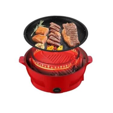 Imagem de Frigideira Elétrica Portátil Antiaderente, 600W, para Cozinha