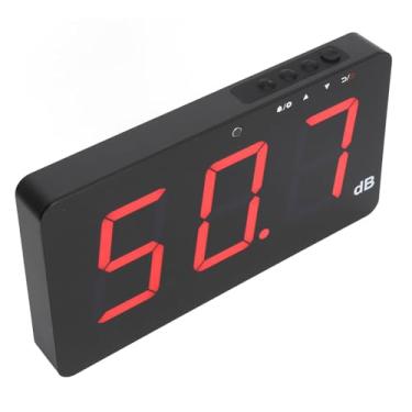 Imagem de Medidor de Ruído, Medidor de Nível de Som 30-130db 9,6 Polegadas Tela Lcd Medidor de Decibéis Montado na Parede para Fábrica de Escritório Doméstico, Medição de Precisão