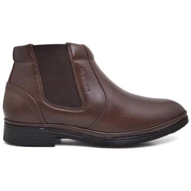 Imagem de Bota Botina Ortopédica Elastico Calce fácil Bico Redondo Masculina Ana