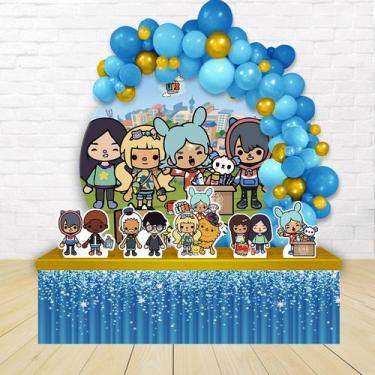 Imagem de kit festa painel redondoDecoração Toca Life World 1,50 Diâmetro - IMPA