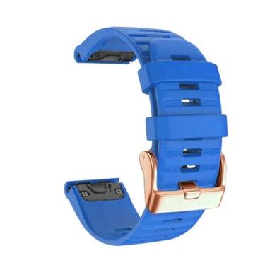 Imagem de ONECMN Pulseira de silicone para Garmin Fenix 6X 6 6S Pro 5X 5 5S Plus 3HR Enduro D2 Delta PX Easy Fit Quick Release (B,26 mm Descent Mk1 MK2)