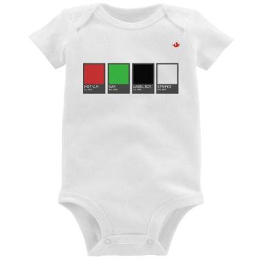 Imagem de Body Bebê Music Color Guide - Foca na Moda, Branco, M