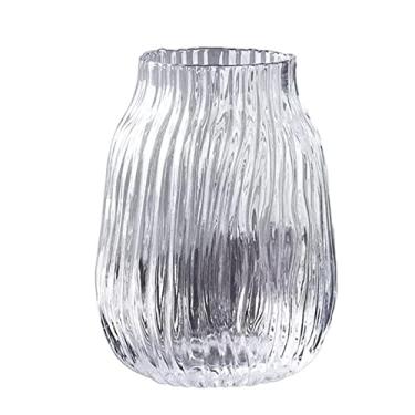 Imagem de Vaso Vasos de vidro transparentes à base de água, flores para sala de estar, mesa de chá, arranjo de flores secas, vasos de flores de vidro transparente Vaso de flores(Clear)