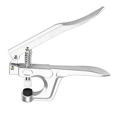 Imagem de Alicate de Prensa Manual de Resina de Quatro Furos Akozon T3 T5 T8 - Ferramenta de Fixação de Plástico para Costura - Grampos Versáteis de Quatro Furos para Projetos de