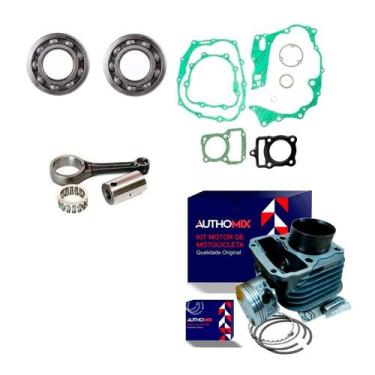 Imagem de Kit Cilindro Biela rolamento honda titan 125 2002/fan 08 - AUTHO MIX