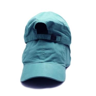 Imagem de Boné Liso Masculino Feminino Unissex Sarja Aba curvada Com Regulagem De Tamanho Cor: Azul-Claro