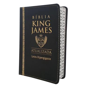Imagem de Biblia King James Atualizada Hiper/ Pu Luxo - Preta