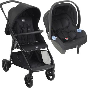 Imagem de Carrinho de Bebe Lui Grafite Burigotto Passeio Bebe Conforto