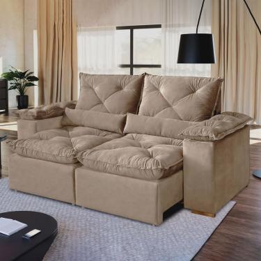 Imagem de Sofá Retrátil e Reclinável 3 Lugares 230cm Londres