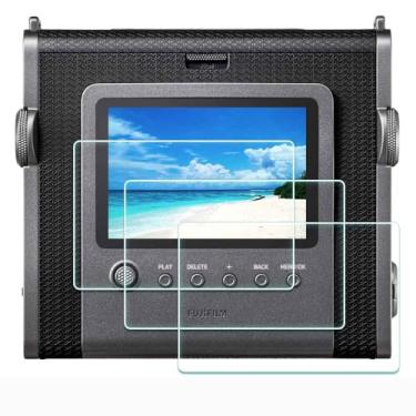 Imagem de ULBTER Protetor de tela para câmera Fujifilm Instax Wide EVO Fuji Instant Film [pacote com 3], vidro temperado dureza 9H anti-arranhões e antibolhas