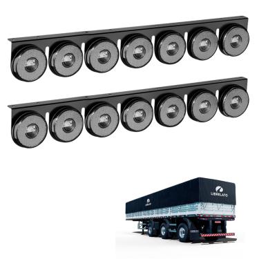 Imagem de 2 Lanternas 7 Marias Librelato LED Cristal 85mm Saída Fios