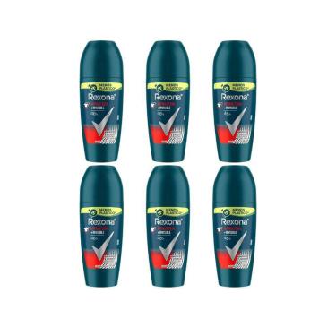 Imagem de Desodorante Roll-On Rexona 50Ml Masc Antibac Invisi-Kit 6Un
