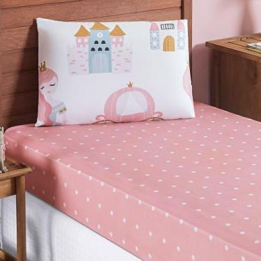 Imagem de Jogo de lençol de solteiro Princesa 2 peças Estampado Kids - Nathalia 