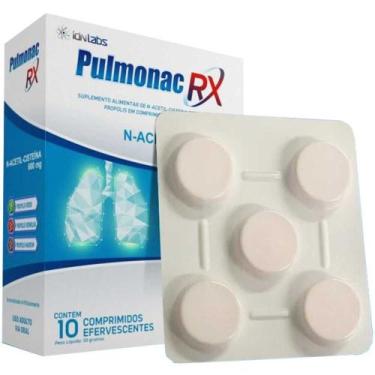 Imagem de Pulmonac RX N-Acetil-Cisteína 600mg c/ 10 comprimidos - IDN Labs