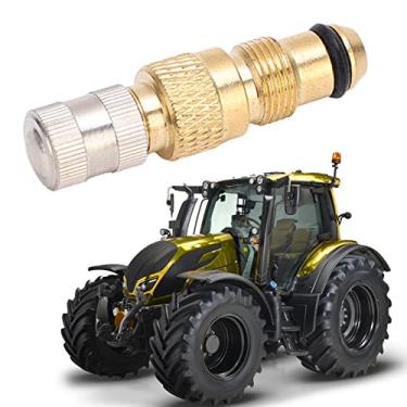 Imagem de Yosoo Válvula de Ar Líquido Trator, 10 Peças, Latão Inoxidável, Ouro, Ajuste Universal, Pneu de Trator