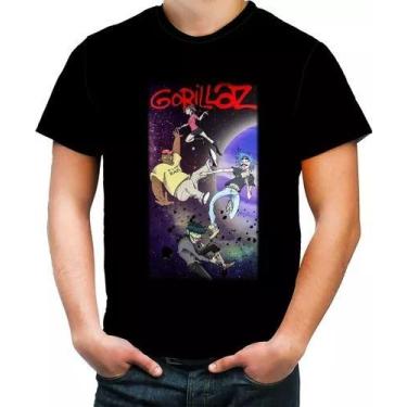 Imagem de Camiseta Camisa Personalizada Banda De Rock Gorillaz 03 - loja dinka, 