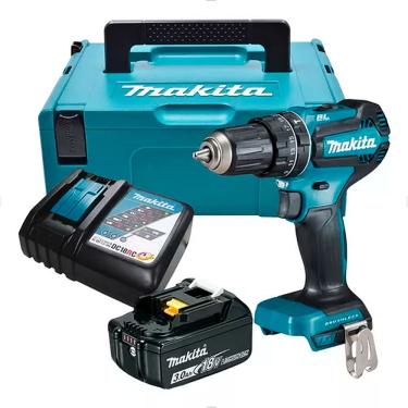 Imagem de Parafusadeira Furadeira Impacto a Bateria 18v Makita